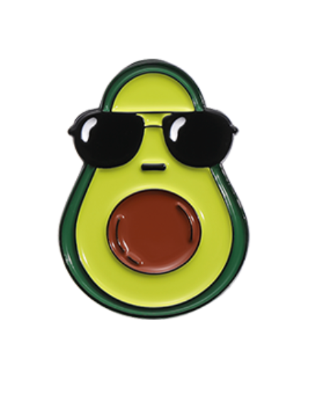 🥑 Cool Avocado Pin – Lustiger Avocado Anstecker
